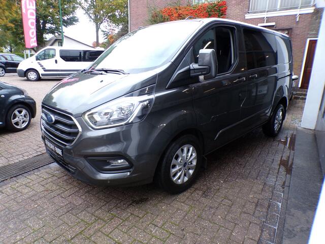 Ford TRANSIT CUSTOM 300 2.0 TDCI Automaat Limited DC NIEUWSTAAT,DUBBELE CABINE! ''ZONDAG OPEN''