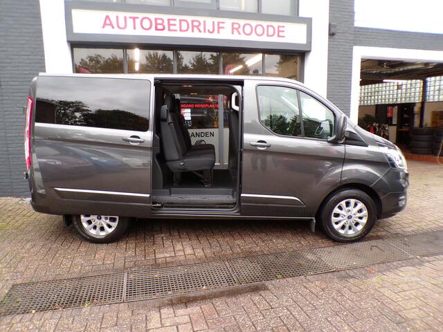 Ford TRANSIT CUSTOM 300 2.0 TDCI Automaat Limited DC NIEUWSTAAT,DUBBELE CABINE! ''ZONDAG OPEN''