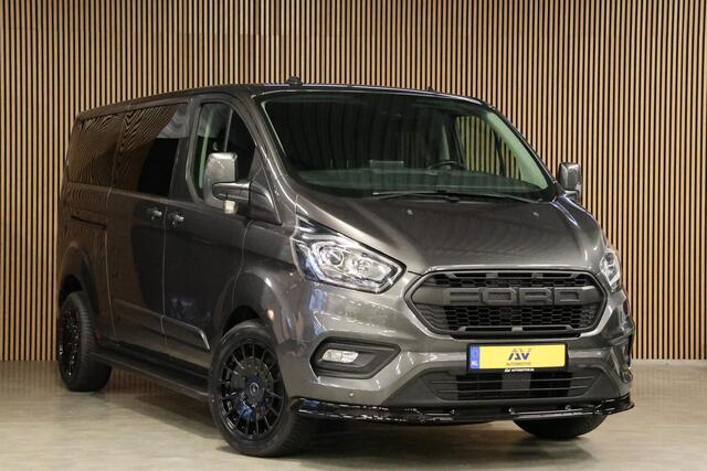 Ford TRANSIT CUSTOM 300 2.0 TDCI L2H1 170 PK Limited DC | B-Xenon | Blind Spot | CarPlay | Camera | Navigatie | Stoelverwarming | Trekhaak | L+R Schuifdeur | PDC V+A | MF Stuur | Dubbel cabine | 5-Zitter | Nieuwe APK | NAP Logisch