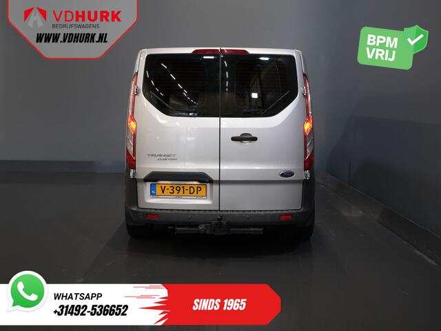Ford TRANSIT CUSTOM 2.2 TDCI Trend Dubbel Cabine DC L2 BPM VRIJ! NL Auto/ Leder/ Stoelverw./ Camera/ PDC/ LMV/ Sidesteps