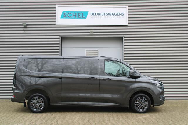Ford TRANSIT CUSTOM 320 2.0 TDCI L2H1 Limited 170pk - 1+1 Stoelopstelling - 2x Schuifdeur - Adaptive Cruise - Verwarmd stuur - Blind spot - Navigatie - Camera - Draadloos laden - Rijklaar