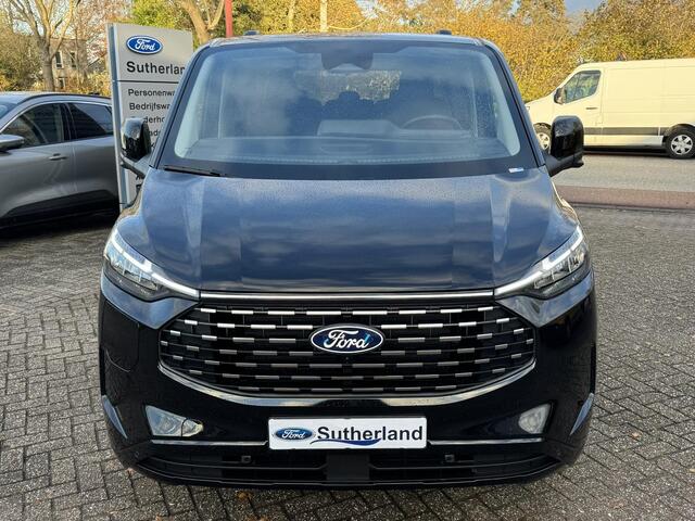 Ford TRANSIT CUSTOM Tourneo 340 2.5 PHEV L2H1 Titanium X 233pk | Incl. BTW/BPM Rijklaar | Handsfree elektrische dubbele zijschuifdeuren | Inklapbare trekhaak | Tourneo Luxury Pack | Verwarmbaar stuurwiel