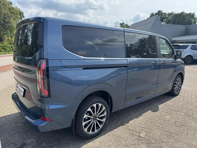 Ford TRANSIT CUSTOM Tourneo 340 2.5 PHEV L2H1 Titanium X 233pk | Incl. BTW/BPM Rijklaar | Handsfree elektrische dubbele zijschuifdeuren | Inklapbare trekhaak | Tourneo Luxury Pack | Verwarmbaar stuurwiel