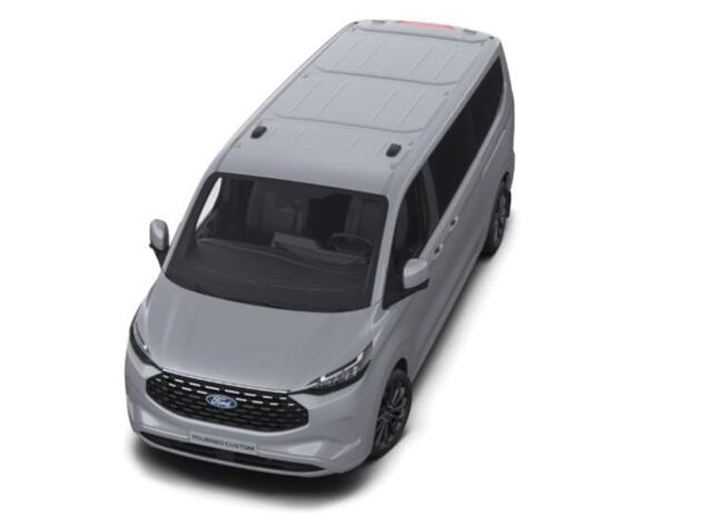 Ford TRANSIT CUSTOM Tourneo 340 2.5 PHEV L2H1 Titanium X | 233pk | Incl. BTW/BPM Rijklaar | Handsfree elektrische dubbele zijschuifdeuren | Inklapbare trekhaak | Tourneo Luxury Pack | Verwarmbaar stuurwiel