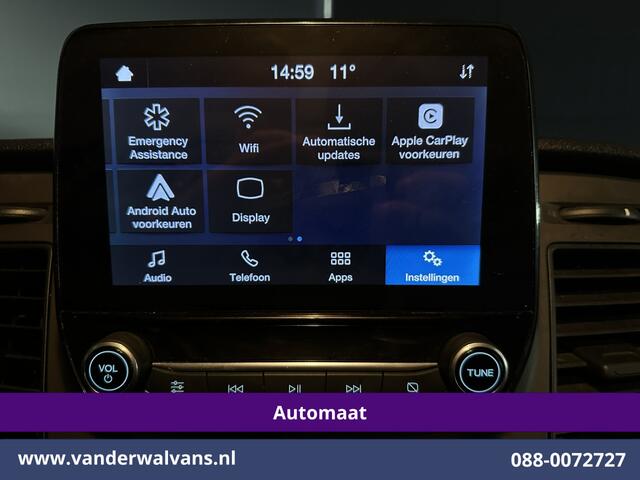 Ford TRANSIT CUSTOM 2.0 TDCI 131pk Automaat L2H1 Euro6 Airco | Apple Carplay | LED | Cruisecontrol Android Auto, Parkeersensoren, Verwarmde voorruit, Bijrijdersbank
