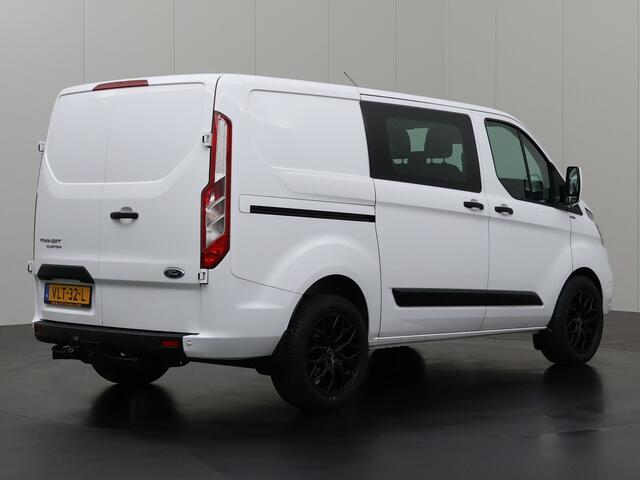 Ford TRANSIT CUSTOM 2.0TDCI Dubbele Cabine | 6-Persoons | Airco | Cruise | Trekhaak | Betimmering