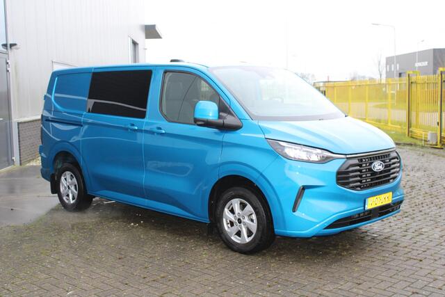 Ford TRANSIT CUSTOM 300 2.0 TDCI Dubbele Cabine L1H1 Limited | Trekhaak | Driver Assistance Pack | Stuurwielverwarming | Dubbele Zijschuifdeur | Camera | Navigatie