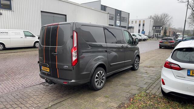 Ford TRANSIT CUSTOM 320 2.0 TDCI 185pk Automaat Sport DC Leer Trekhaak 2x Schuifdeur Navi Camera Winter pack