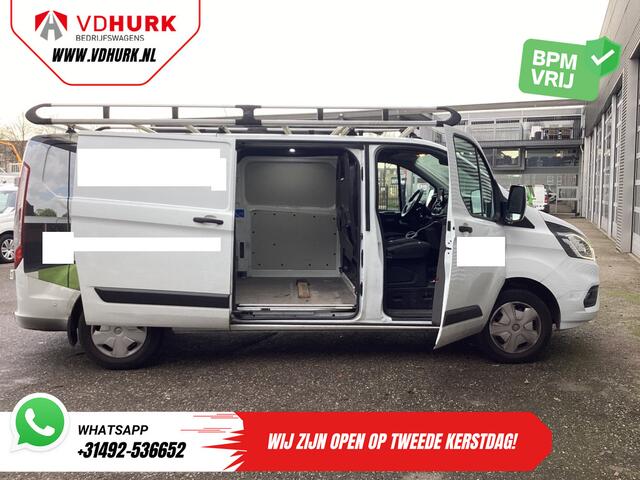 Ford TRANSIT CUSTOM 2.0 TDCI 130 pk L2 Trend EXPORT Carplay/ 2.8t trekverm./ Stoelverw./ Imperiaal/ Navi/ Cruise/ Airco/ Camera/ PDC