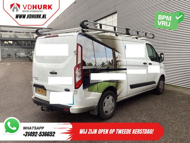 Ford TRANSIT CUSTOM 2.0 TDCI 130 pk L2 Trend EXPORT Carplay/ 2.8t trekverm./ Stoelverw./ Imperiaal/ Navi/ Cruise/ Airco/ Camera/ PDC