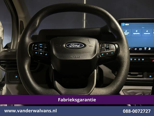 Ford TRANSIT CUSTOM 2.0 TDCI 136pk L2H1 Fabrieksgarantie Euro6 Airco | Camera | Apple Carplay | Cruisecontrol | LED Android Auto, Parkeersensoren, Verwarmde voorruit, Bijrijdersbank, 2800kg trekvermogen