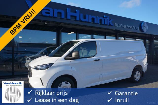 Ford TRANSIT CUSTOM 320L 150PK Trend BPM VRIJ!! 13" Navi, Camera, Adap Cruise!! NR. J063*