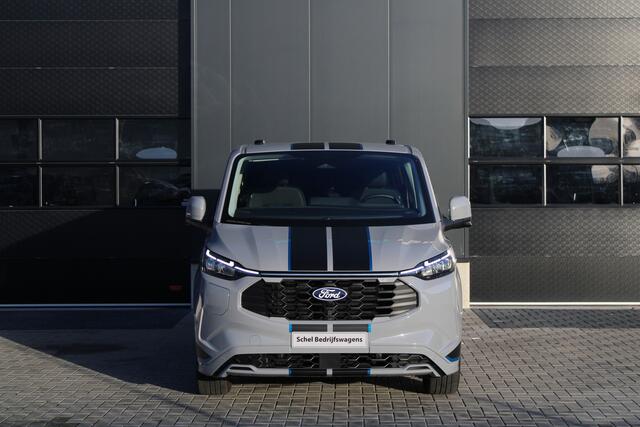 Ford TRANSIT CUSTOM 320 2.5 PHEV L1H1 Sport DC 232pk - 2x Schuif - 360 Camera - ACC - Keyless - Stoel/Stuurverwarming - Blindspot - Incl BPM - Rijklaar