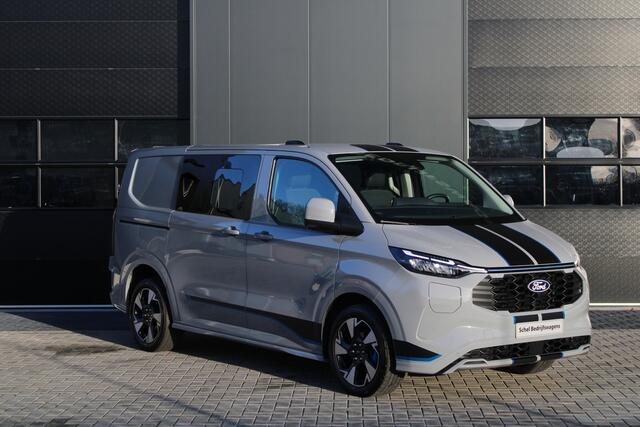 Ford TRANSIT CUSTOM 320 2.5 PHEV L1H1 Sport DC 232pk - 2x Schuif - 360 Camera - ACC - Keyless - Stoel/Stuurverwarming - Blindspot - Incl BPM - Rijklaar