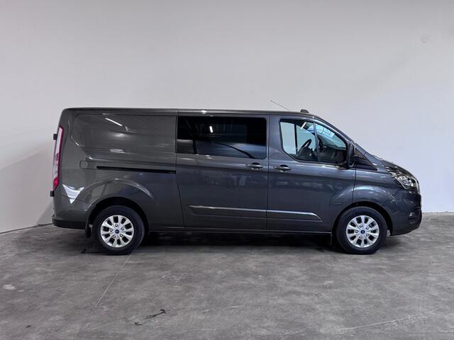Ford TRANSIT CUSTOM 300 2.0 TDCI L2H1 Limited Dubbele Cabine Navigatie Airco 2 Schuifdeuren Trekhaak Parkeersensoren Carplay DAB