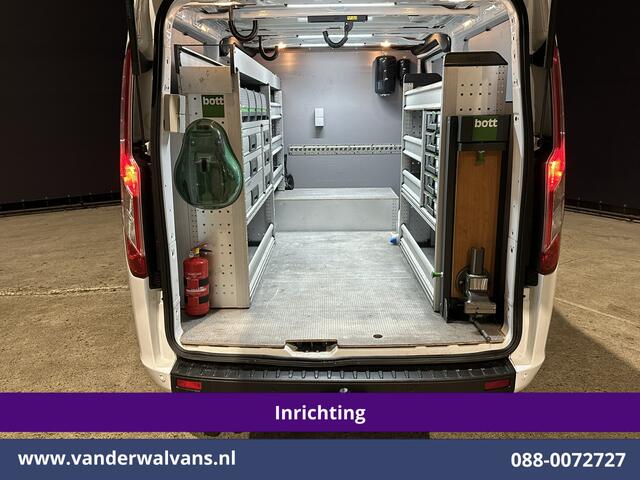 Ford TRANSIT CUSTOM 2.0 TDCI 130pk L2H1 Inrichting Euro6 Airco | Camera | Apple Carplay | LED | 2800kg Trekhaak | Cruisecontrol Android Auto, Stoelverwarming, Verwarmde voorruit, Parkeersensoren, Bijrijdersbank, Achterklep