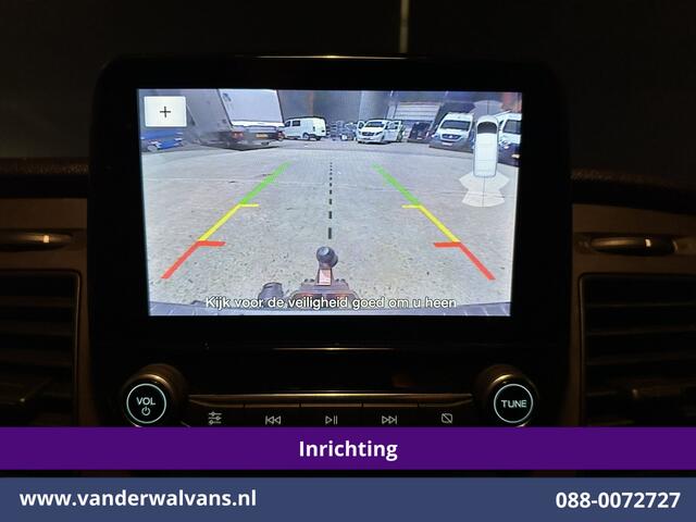 Ford TRANSIT CUSTOM 2.0 TDCI 130pk L2H1 Inrichting Euro6 Airco | Camera | Apple Carplay | LED | 2800kg Trekhaak | Cruisecontrol Android Auto, Stoelverwarming, Verwarmde voorruit, Parkeersensoren, Bijrijdersbank, Achterklep