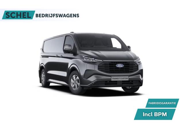 Ford TRANSIT CUSTOM 320 2.5 PHEV L2H1 Limited 232pk - 2x Schuifdeur - Trekhaak - Stoel/Stuuverwarming - ACC - Blindspot - Keyless - Rijklaar