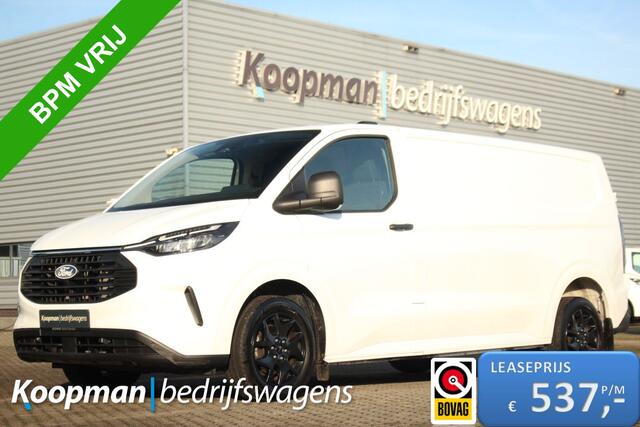Ford TRANSIT CUSTOM 320 2.0TDCI 136pk L2H1 Trend | Adapt. cruise | LED | Sync 4 13" | Keyless | Camera | Driver assist pack | Lease 537,- p/m