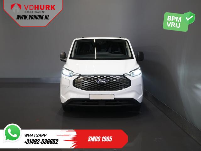 Ford TRANSIT CUSTOM E-Transit Trend L2 65 kWh 330 km WLTP Garantie t/m 2030/ LED/ Snellader/ 2.3t Trekverm./ Stuurverw./ Stoelverw./ Carplay/ Climate/ Camera/ PDC/ Cruise
