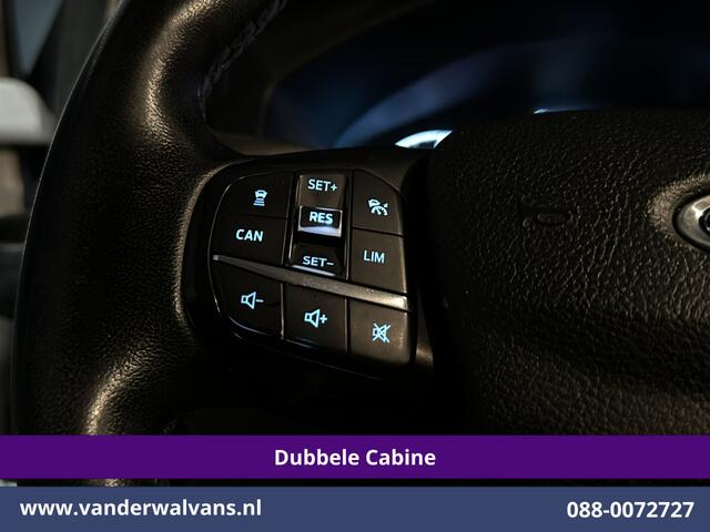 Ford TRANSIT CUSTOM 2.0 TDCI 130pk L2H1 Dubbele Cabine Euro6 Airco | 6-Zits | Camera | Navigatie | LED | Apple Carplay Android Auto, Cruisecontrol, Stoelverwarming, Verwarmde voorruit, Parkeersensoren, Achterklep