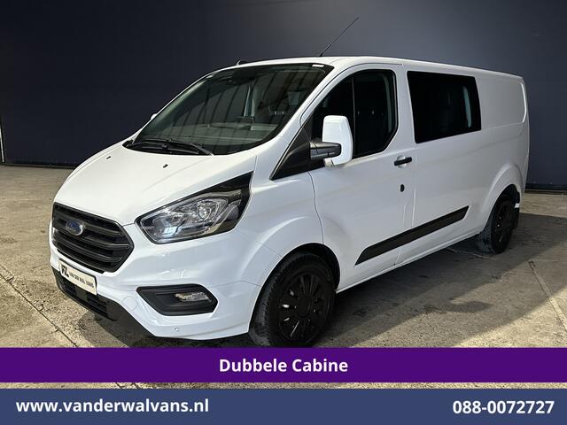Ford TRANSIT CUSTOM 2.0 TDCI 130pk L2H1 Dubbele Cabine Euro6 Airco | 6-Zits | Camera | Navigatie | LED | Apple Carplay Android Auto, Cruisecontrol, Stoelverwarming, Verwarmde voorruit, Parkeersensoren, Achterklep