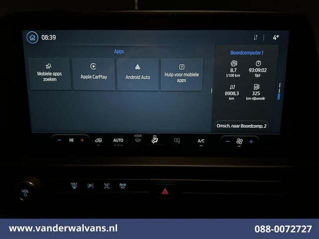 Ford TRANSIT CUSTOM 2.0 TDCI 136pk L2H1 Euro6 Airco | Camera | LED | Cruisecontrol | Apple Carplay Android Auto, Parkeersensoren, Bijrijdersbank