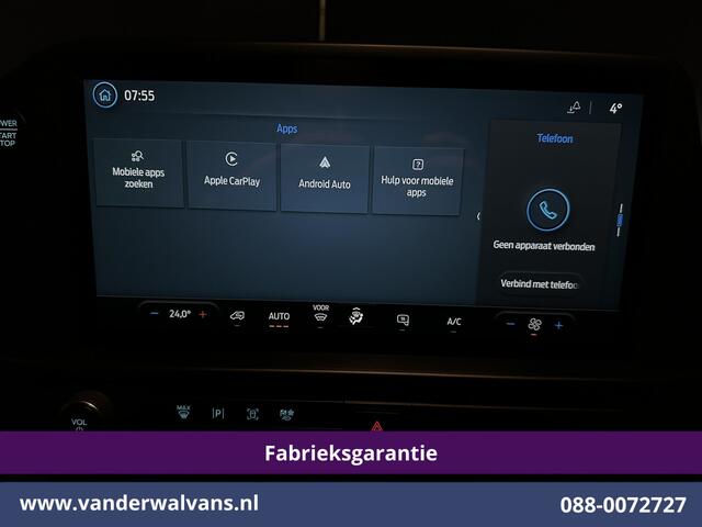 Ford TRANSIT CUSTOM 2.0 TDCI 111pk L1H1 Fabrieksgarantie Euro6 Airco | Camera | Apple Carplay | LED | Cruisecontrol Parkeersensoren, Android Auto, Verwarmde voorruit, Bijrijdersbank