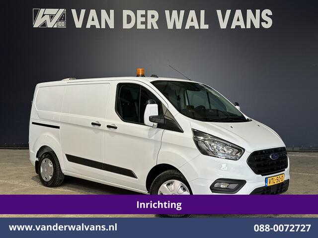 Ford TRANSIT CUSTOM 2.0 TDCI L1H1 Inrichting Euro6 Airco | Camera | LED | Cruisecontrol | Android Auto Stoelverwarming, Verwarmde voorruit, Parkeersensoren, Bijrijdersbank