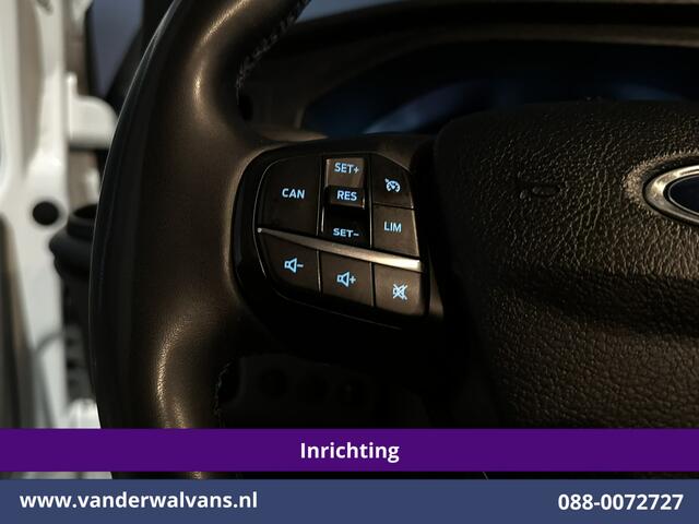 Ford TRANSIT CUSTOM 2.0 TDCI L1H1 Inrichting Euro6 Airco | Camera | LED | Cruisecontrol | Android Auto Stoelverwarming, Verwarmde voorruit, Parkeersensoren, Bijrijdersbank