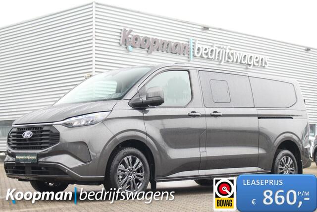 Ford TRANSIT CUSTOM 2.5 PHEV 233pk L2H1 Limited | 8-Persoons | Incl BPM | Stuur + Stoelverwarming | Keyless | Lease 860,- p/m