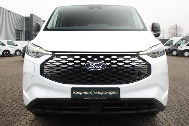 Ford TRANSIT CUSTOM E-Transit 320 L2H1 Kombi | 9 persoons | Trend | 65kWh | 160kW/218pk | Trekgewicht 2300kg | Camera | Carplay/Android | Cruise | Lease 824,- p/m