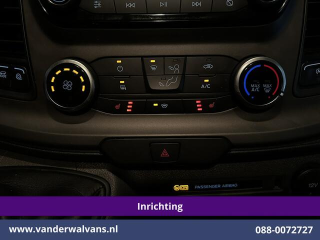 Ford TRANSIT CUSTOM 2.0 TDCI 130pk Inrichting L2H1 Euro6 Airco | Camera | Apple Carplay | 2800kg Trekhaak | Cruisecontrol Android Auto, Stoelverwarming, Verwarmde voorruit, Parkeersensoren, Bijrijdersbank