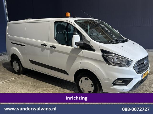 Ford TRANSIT CUSTOM 2.0 TDCI 130pk Inrichting L2H1 Euro6 Airco | Camera | Apple Carplay | 2800kg Trekhaak | Cruisecontrol Android Auto, Stoelverwarming, Verwarmde voorruit, Parkeersensoren, Bijrijdersbank