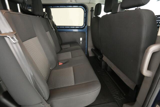 Ford TRANSIT CUSTOM 2.0 TDCI L2H1 | DC | 6-Zits | Carplay | Cruise | Airco | Navigatie | Trekh. | Parkeersens.