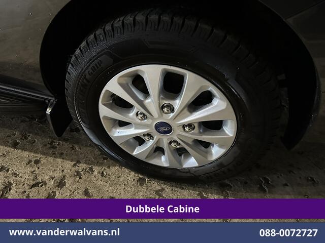 Ford TRANSIT CUSTOM 2.0 TDCI 170pk L2H1 Dubbele Cabine Euro6 Airco | 6-Zits | 2x zijdeur | Apple Carplay | LED | LM Velgen | Cruisecontrol Android Auto, Stoelverwarming, Verwarmde voorruit, Parkeersensoren, Sidebars