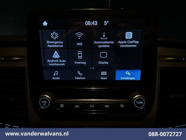 Ford TRANSIT CUSTOM 2.0 TDCI 130pk L2H1 Euro6 Airco | Camera | Apple Carplay | LED | Cruisecontrol | 2800kg Trekhaak Android Auto, Stoelverwarming, Verwarmde voorruit, Parkeersensoren