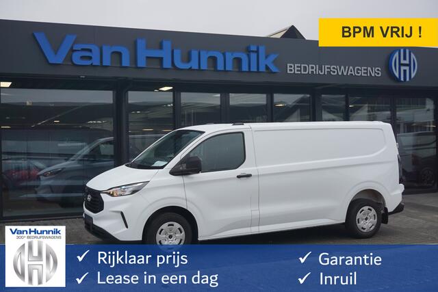 Ford TRANSIT CUSTOM 300L 136PK Trend BPM VRIJ!! 12" Sync4 Apple CP/Android A, Camera!! NR. 027*