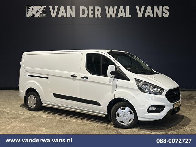 Ford TRANSIT CUSTOM 2.0 TDCI 131pk L2H1 Euro6 Airco | Camera | Apple Carplay | LED | 2700kg Trekhaak Android Auto, Cruisecontrol, Stoelverwarming, Verwarmde voorruit, Parkeersensoren, Sidebars, Bijrijdersbank