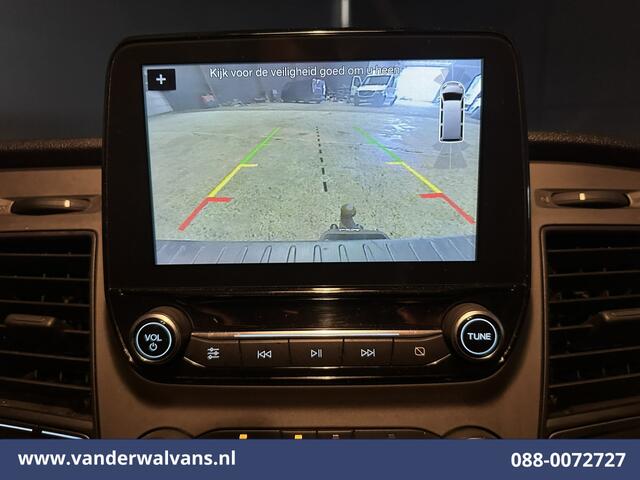 Ford TRANSIT CUSTOM 2.0 TDCI 131pk L2H1 Euro6 Airco | Camera | Apple Carplay | LED | 2700kg Trekhaak Android Auto, Cruisecontrol, Stoelverwarming, Verwarmde voorruit, Parkeersensoren, Sidebars, Bijrijdersbank