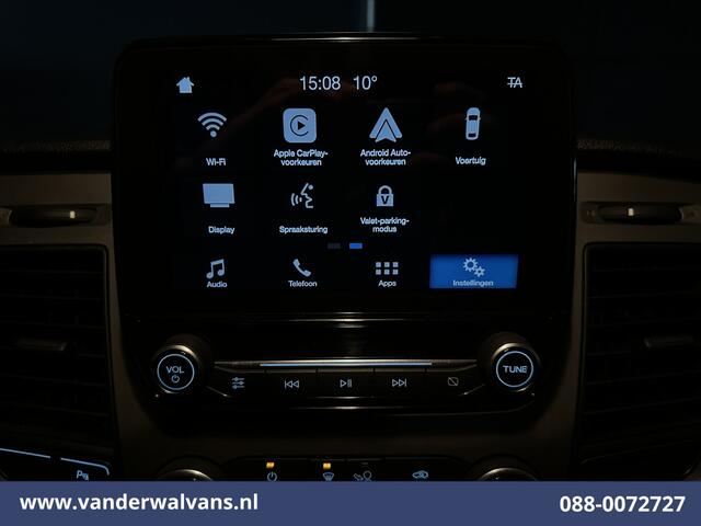 Ford TRANSIT CUSTOM 2.0 TDCI 131pk L2H1 Euro6 Airco | Camera | Apple Carplay | LED | 2700kg Trekhaak Android Auto, Cruisecontrol, Stoelverwarming, Verwarmde voorruit, Parkeersensoren, Sidebars, Bijrijdersbank