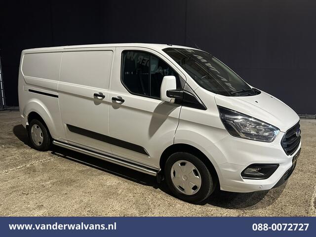 Ford TRANSIT CUSTOM 2.0 TDCI 131pk L2H1 Euro6 Airco | Camera | Apple Carplay | LED | 2700kg Trekhaak Android Auto, Cruisecontrol, Stoelverwarming, Verwarmde voorruit, Parkeersensoren, Sidebars, Bijrijdersbank