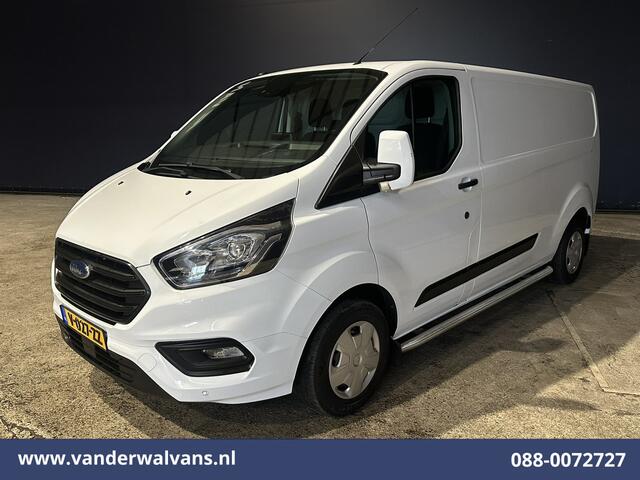 Ford TRANSIT CUSTOM 2.0 TDCI 131pk L2H1 Euro6 Airco | Camera | Apple Carplay | LED | 2700kg Trekhaak Android Auto, Cruisecontrol, Stoelverwarming, Verwarmde voorruit, Parkeersensoren, Sidebars, Bijrijdersbank
