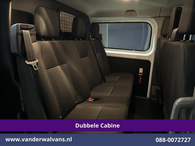 Ford TRANSIT CUSTOM 2.0 TDCI 131pk L2H1 Dubbele Cabine Euro6 Airco | 6-Zits | LED | Cruisecontrol | 2800kg trekhaak Parkeersensoren, Stoelverwarming