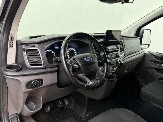 Ford TRANSIT CUSTOM 2.0TDCI 170PK Dubbele Cabine Limited | 2xSchuifdeur | Navigatie | Camera | Trekhaak | Airco | Cruise