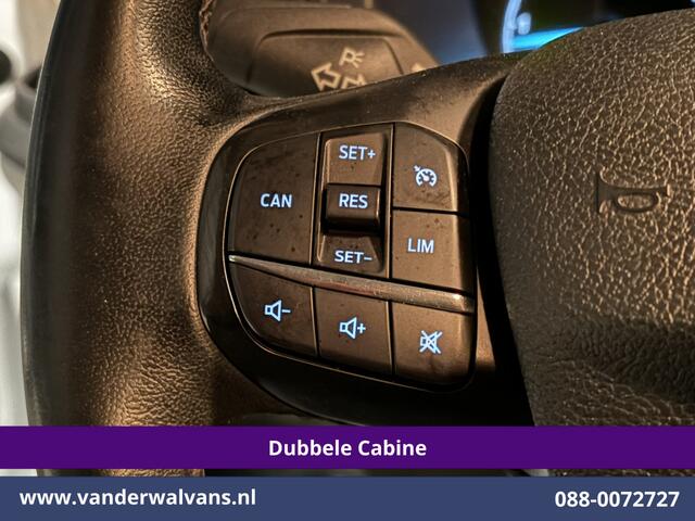 Ford TRANSIT CUSTOM 2.0 TDCI 130pk Automaat L2H1 Dubbele Cabine Inrichting Euro6 Airco | 5-Zits | Navigatie | LED Cruisecontrol, Stoelverwarming, Verwarmde Voorruit, Trekhaak, Parkeersensoren