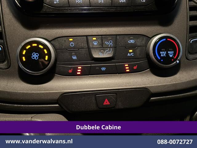 Ford TRANSIT CUSTOM 2.0 TDCI 130pk Automaat L2H1 Dubbele Cabine Inrichting Euro6 Airco | 5-Zits | Navigatie | LED Cruisecontrol, Stoelverwarming, Verwarmde Voorruit, Trekhaak, Parkeersensoren