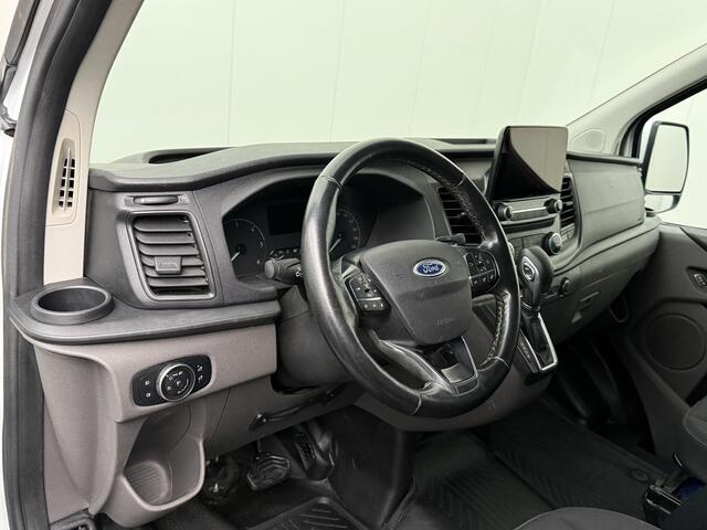 Ford TRANSIT CUSTOM 2.0TDCI 130PK Automaat Lang Euro 6 | 2xSchuifdeur | Navigatie | Imperiaal | Trekhaak | Gate Locks