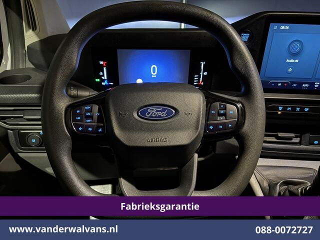 Ford TRANSIT CUSTOM 2.0 TDCI 136pk L2H1 Fabrieksgarantie Euro6 Airco | Camera | Apple Carplay | LED | Cruisecontrol | Verwarmde voorruit Android Auto, Parkeersensoren, Bijrijdersbank