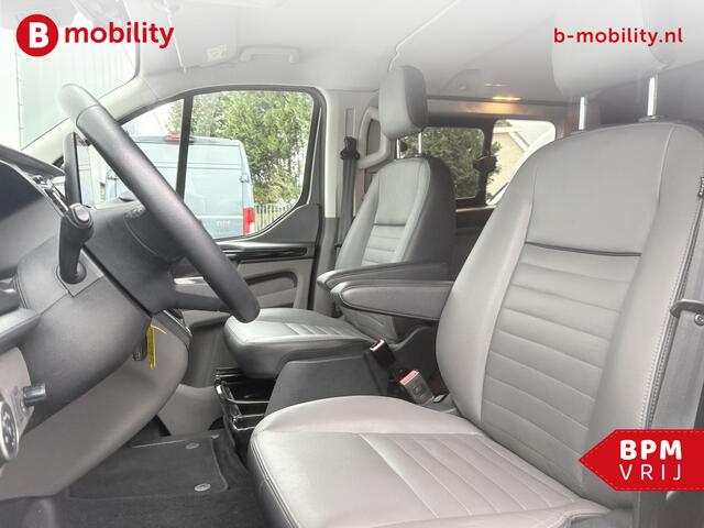 Ford TRANSIT CUSTOM 300 2.0 TDCI 170PK L2H1 Limited DC MARGE 2X Schuifdeur Trekhaak 3000KG | Leer | Stoelverwarming | Adaptive Cruise Control | Achteruitrijcamera
